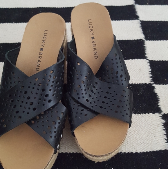 Lucky Brand Shoes - Lucky brand black wedge Lucky Brand Shoes - Lucky brand black wedge